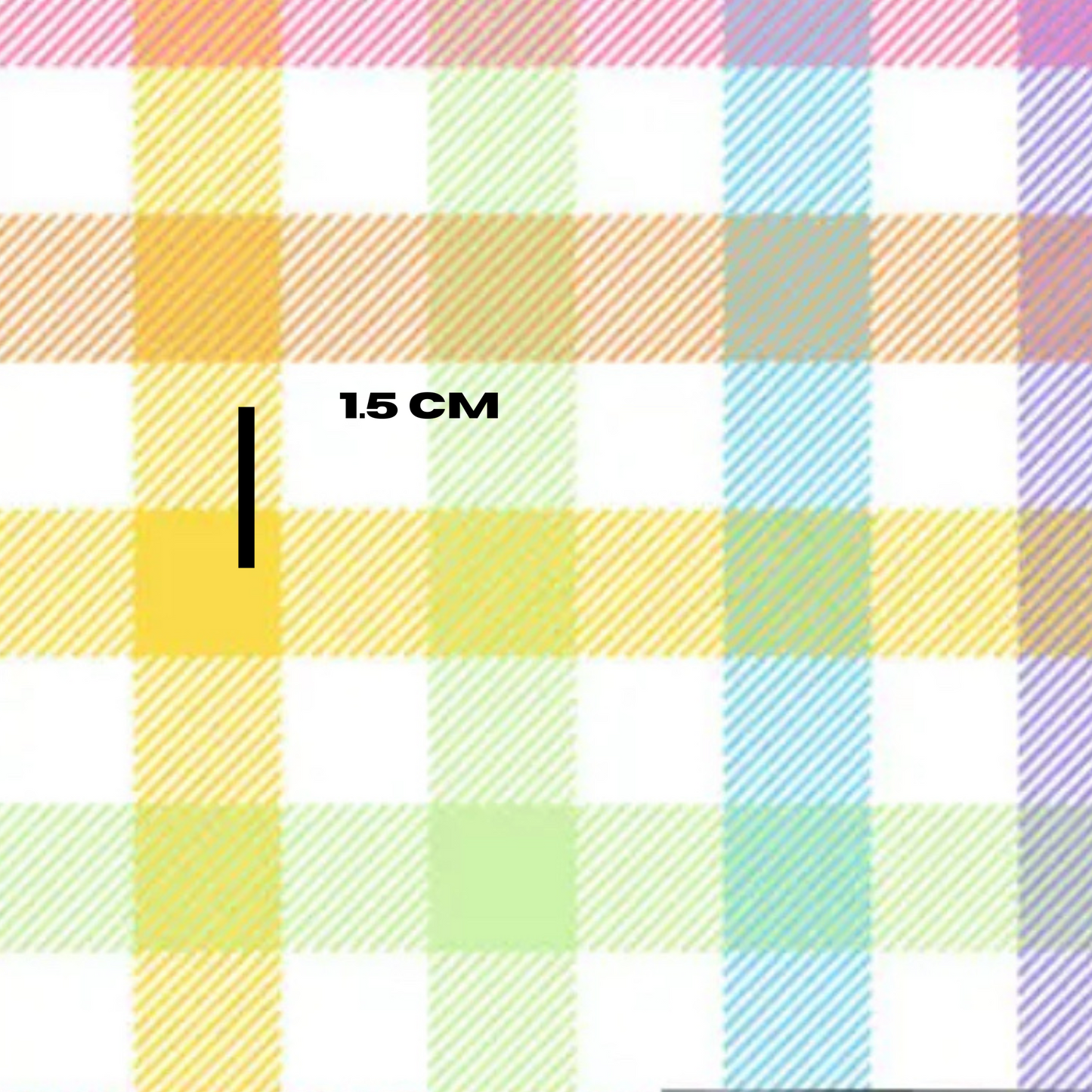 Rainbow gingham