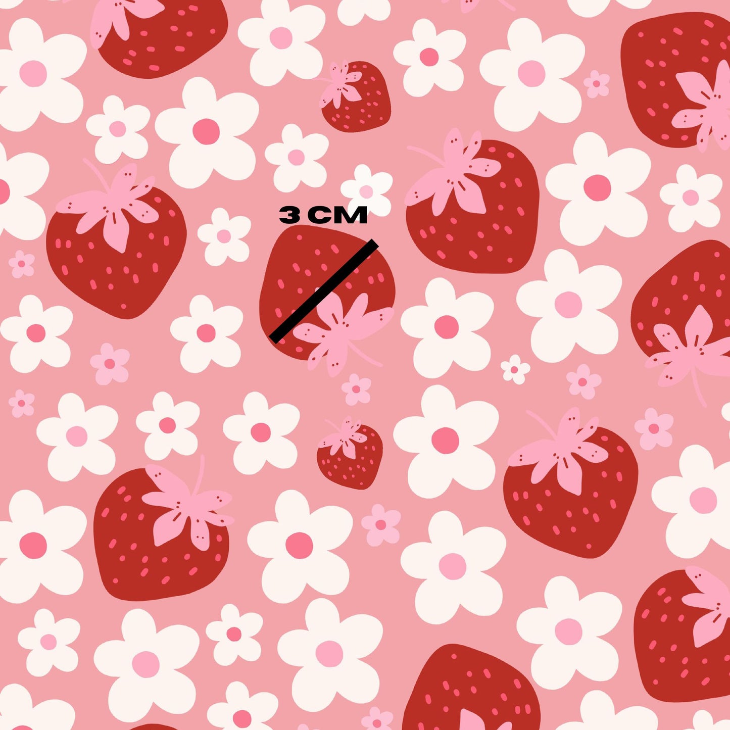 Very pink strawberry