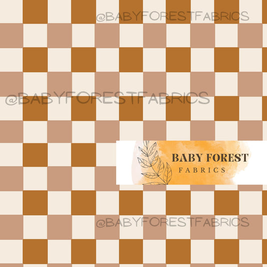 Caramel Ochre checks
