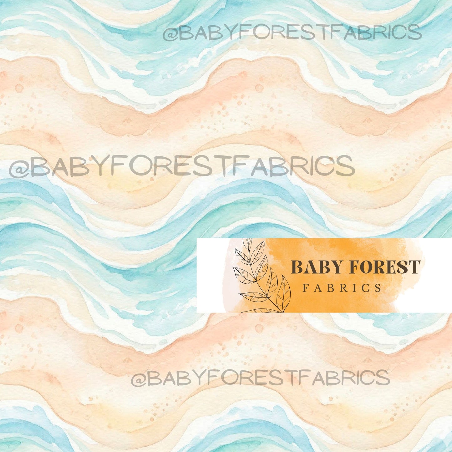 Sand swirls to match Blue surf koalas