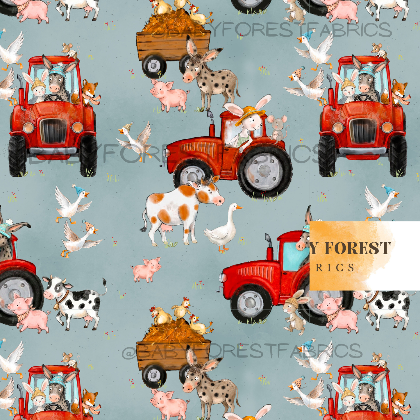 Red tractor farm