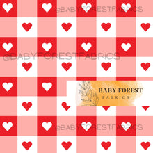 Load image into Gallery viewer, Valentines red and white gingham
