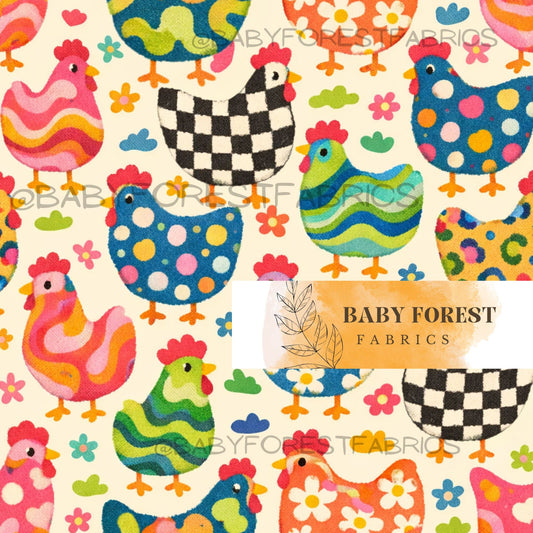 Groovy retro chicken