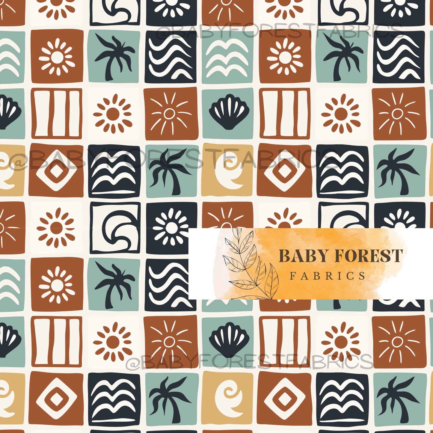 Ocean Palm Patchwork