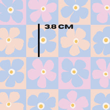 Load image into Gallery viewer, Light pastel floral checks
