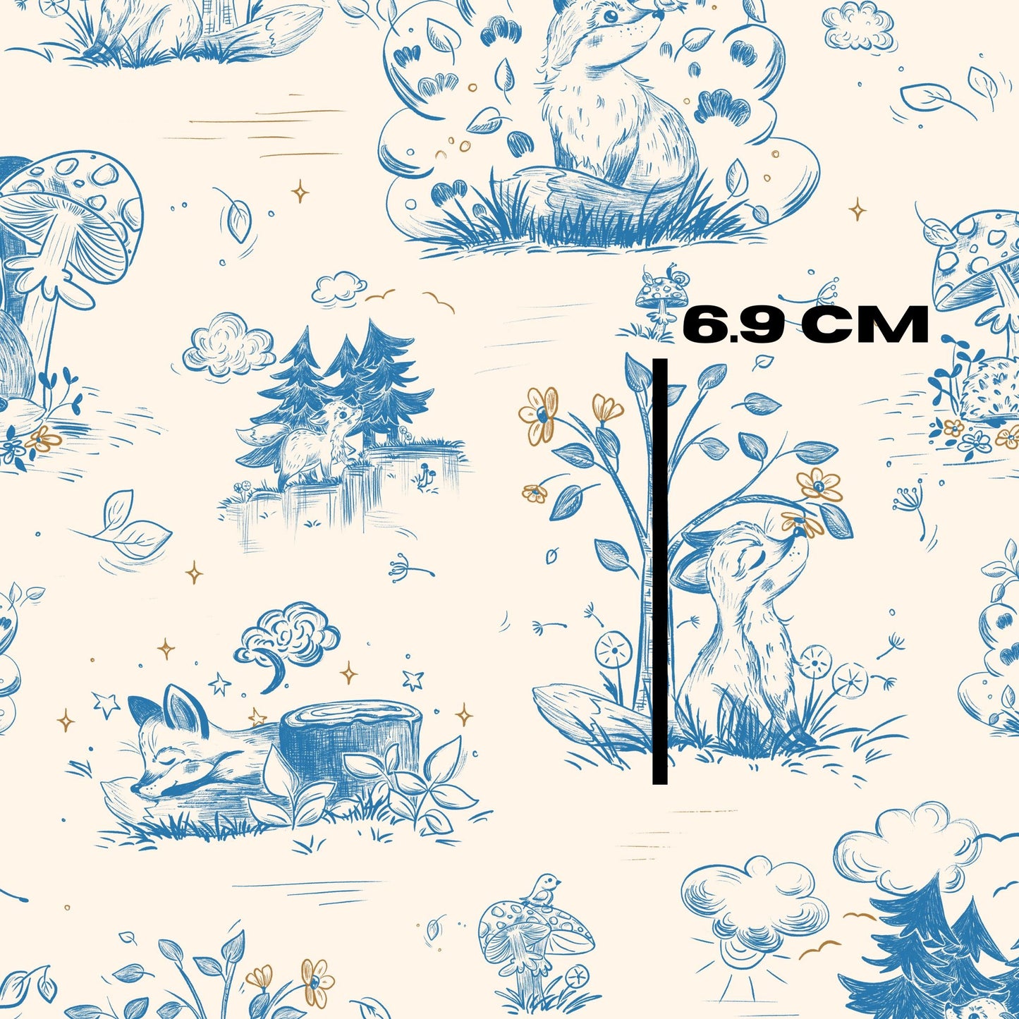 Forest Life Toile by kariicreates