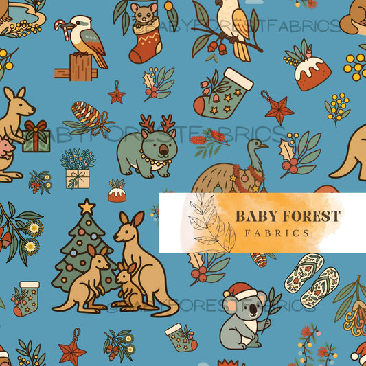 Native bush Christmas Blue