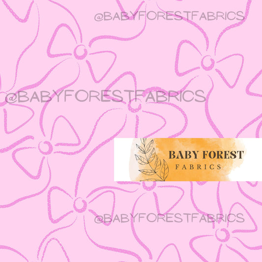 Polka Dot Fluid Linear Bows