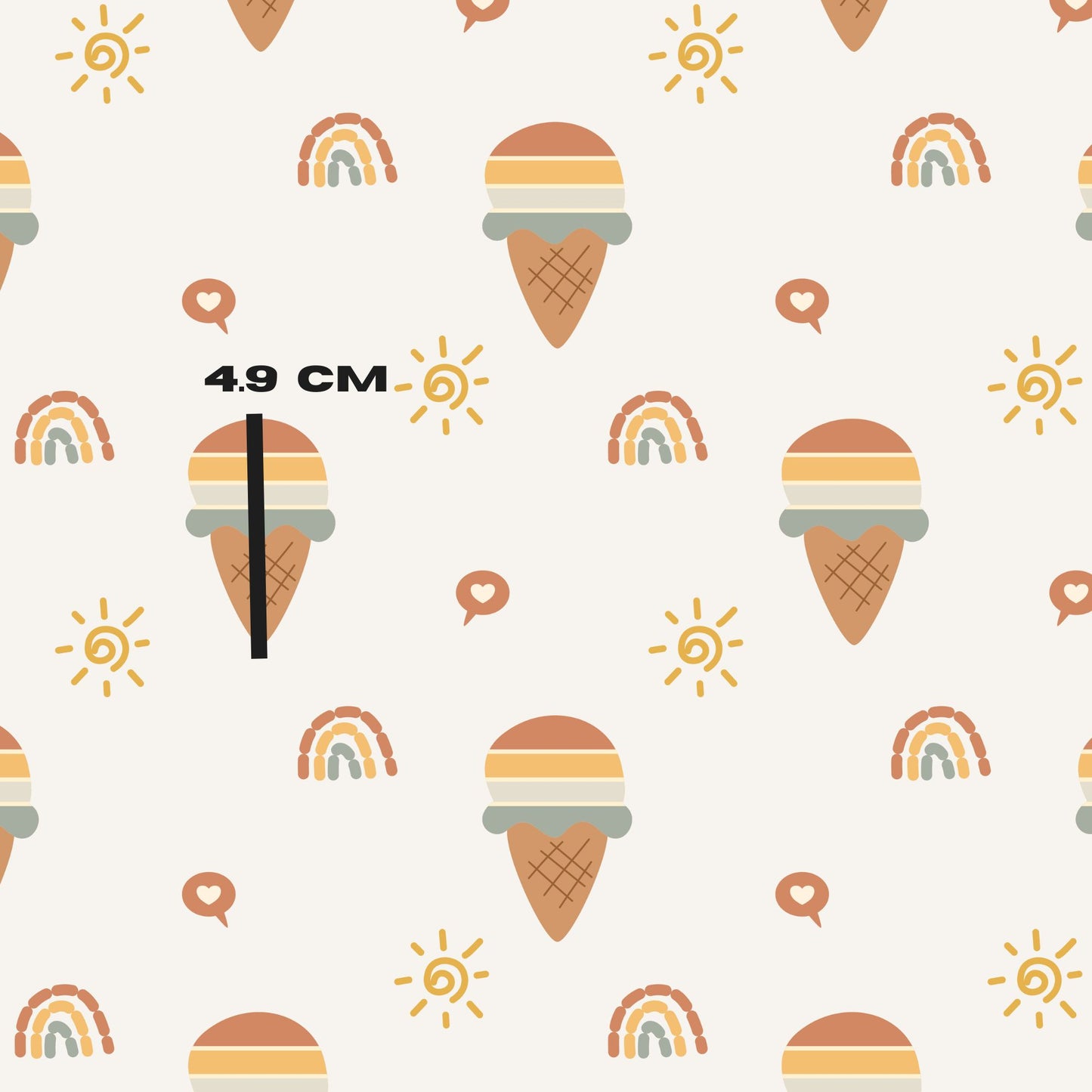 Rainbow ice cream