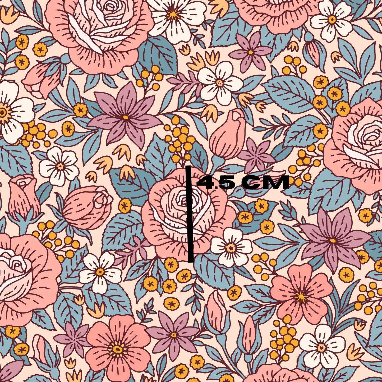 Rosy Garden Delight Pattern Silence Studio