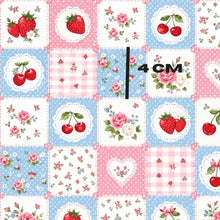 Load image into Gallery viewer, Cherry berry patchwork
