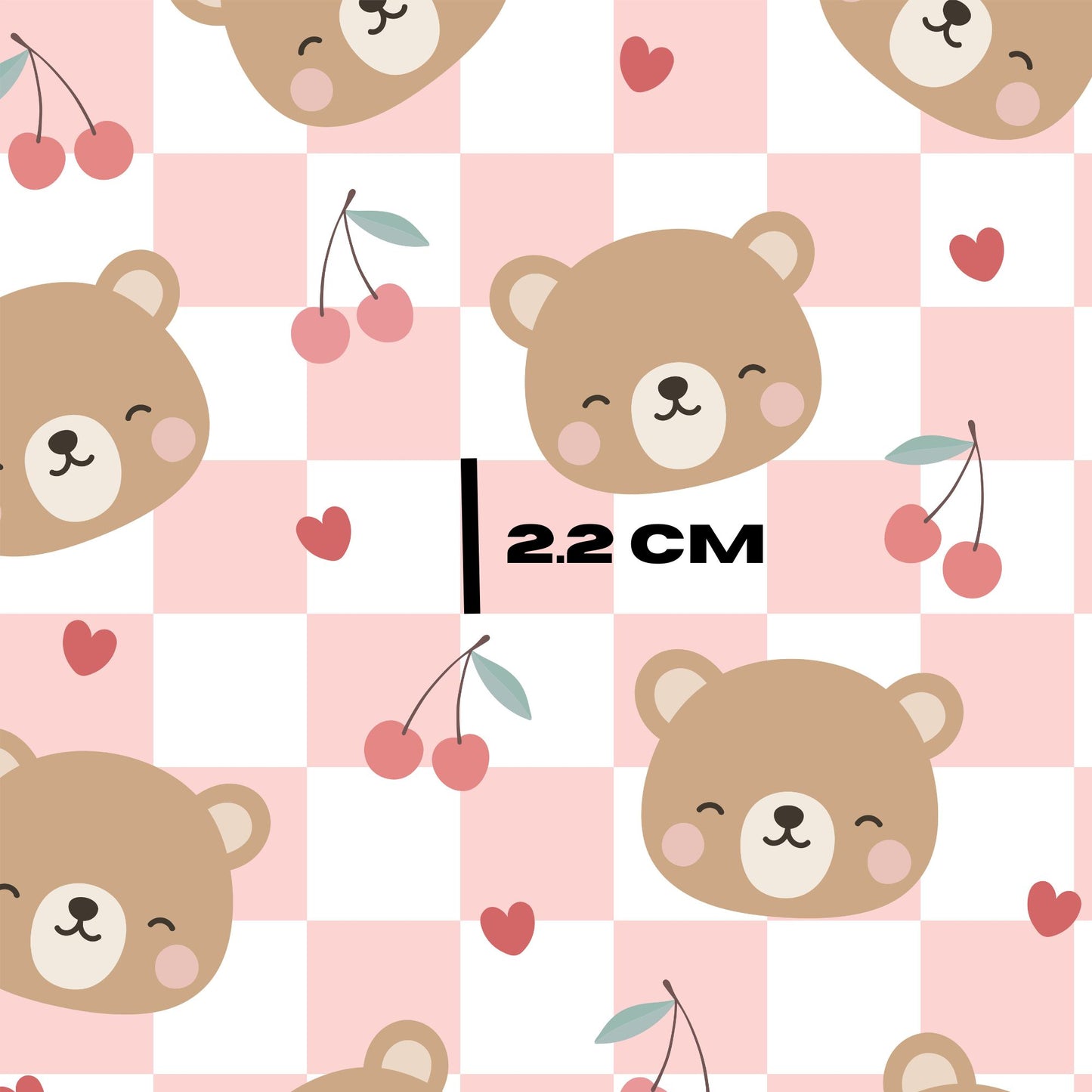 Pink teddy checks