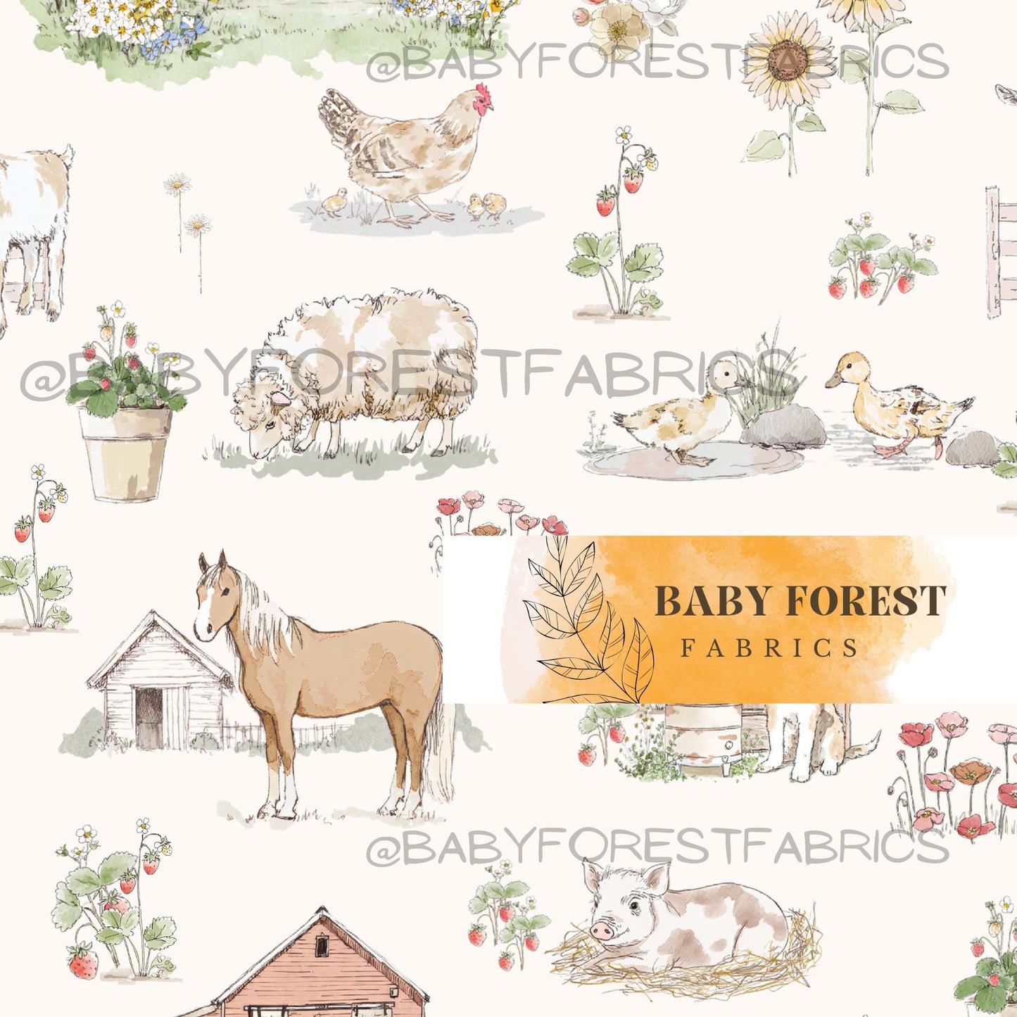 Vintage Strawberry Farm