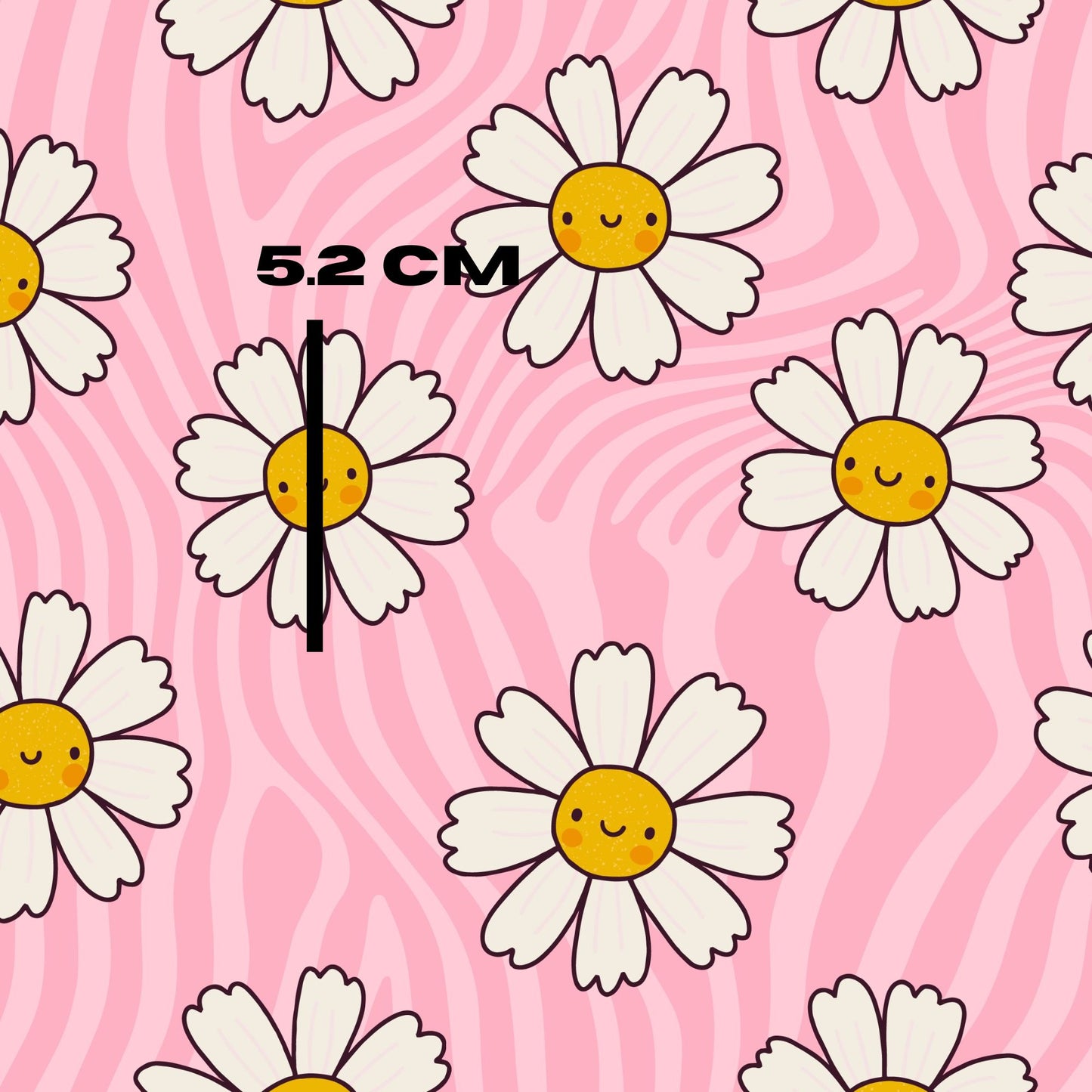 Retro Daisies Pattern Silence Studio