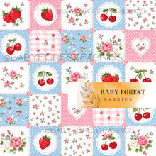 Load image into Gallery viewer, Cherry berry patchwork
