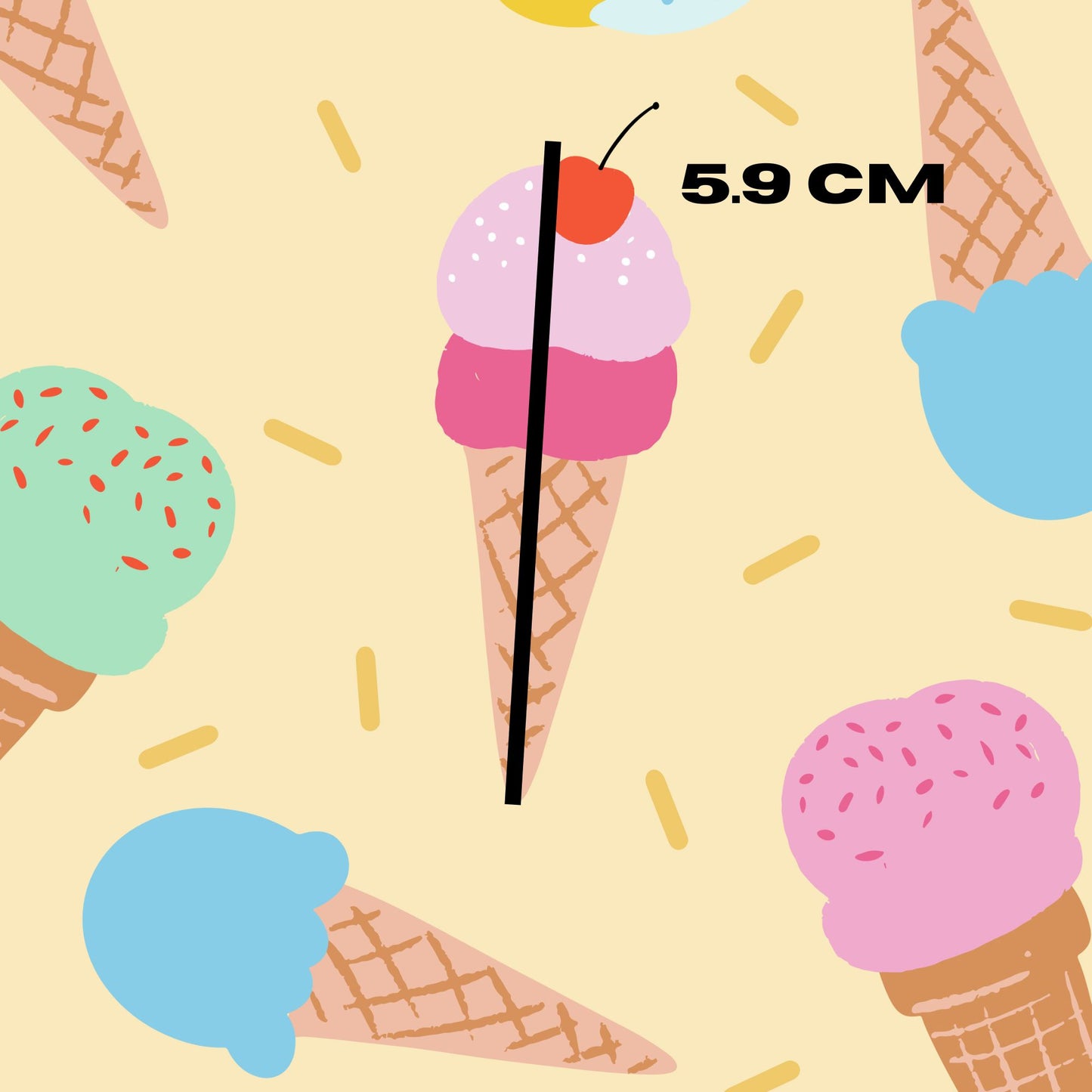 Prue Melanie Ice Creams tossed