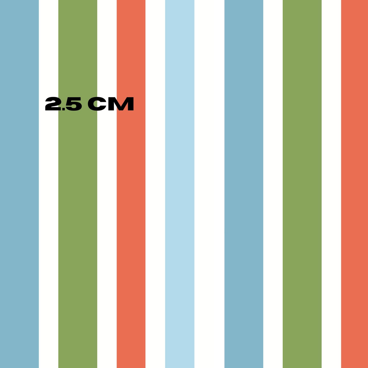 Tractor stripes white background blue green orange