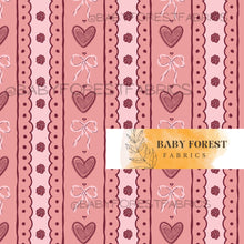Load image into Gallery viewer, Dark rose coquette hearts
