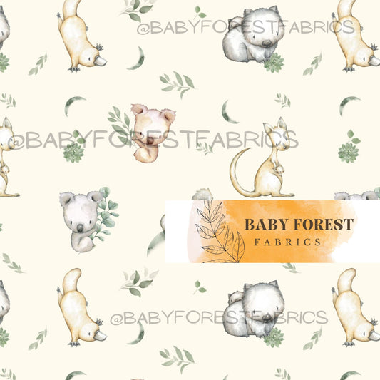 Botanicas and Moon koala on cream