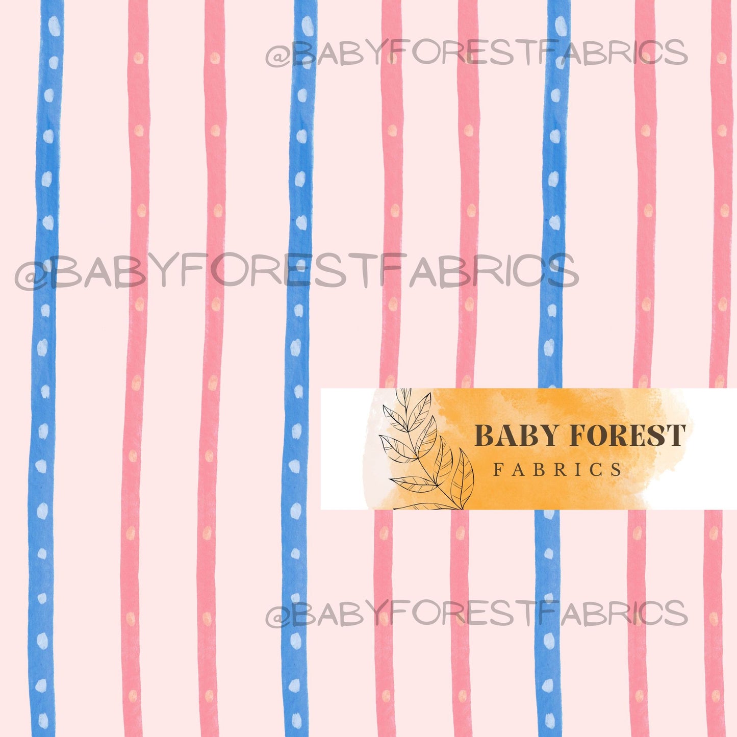 Red and Blue stripes DesignWithVi