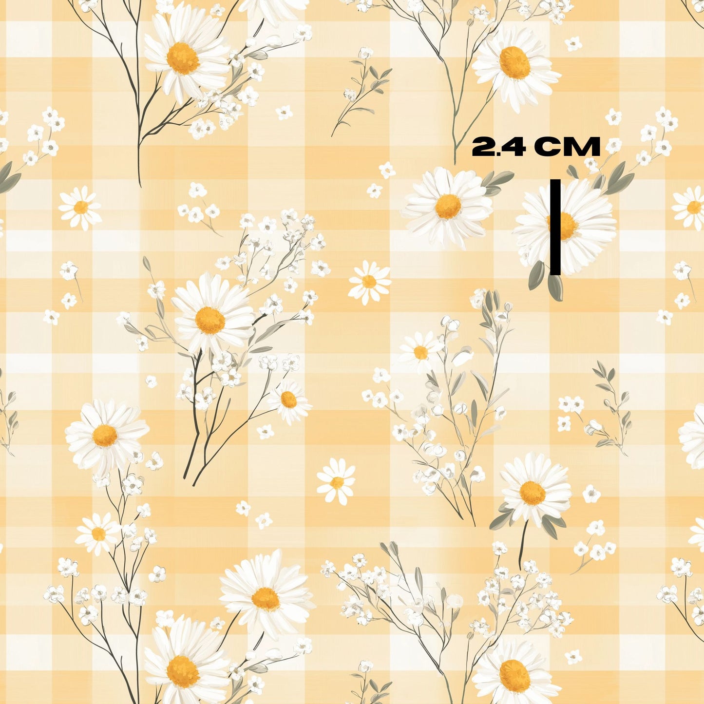 Yellow Daisy Gingham