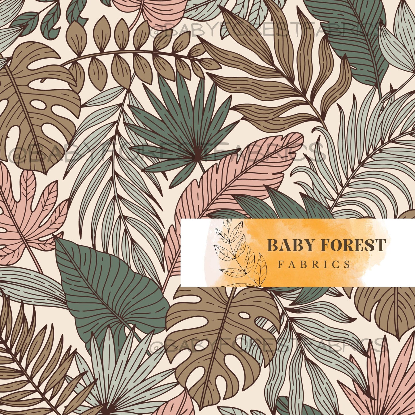 Palm Breeze Pattern Silence Studio