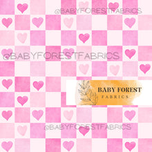 Load image into Gallery viewer, Pink hearts watercolour
