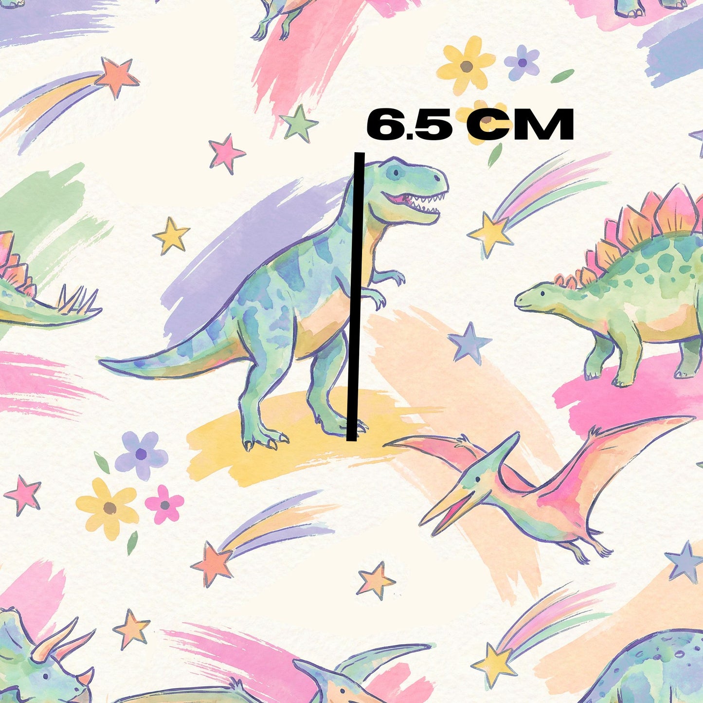 pastel space dino