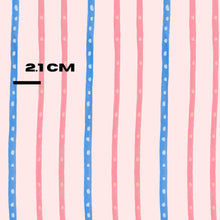 Load image into Gallery viewer, Red and Blue stripes DesignWithVi
