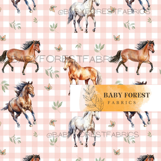 Pink horse