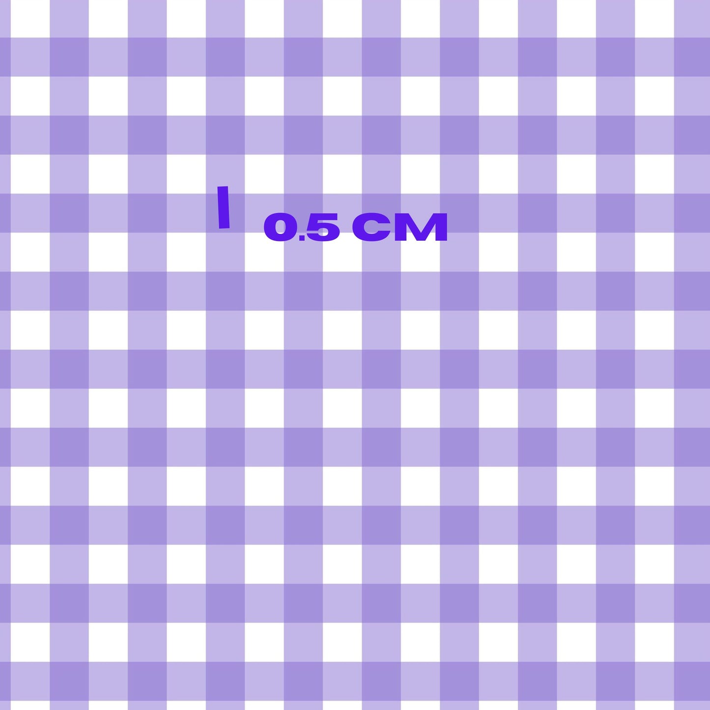 Bright colour block Purple gingham