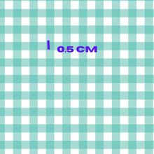Load image into Gallery viewer, Bright colour block Green gingham
