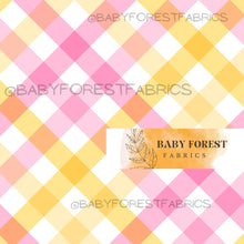 Load image into Gallery viewer, Big pink yellow gingham
