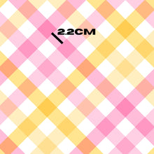 Load image into Gallery viewer, Big pink yellow gingham
