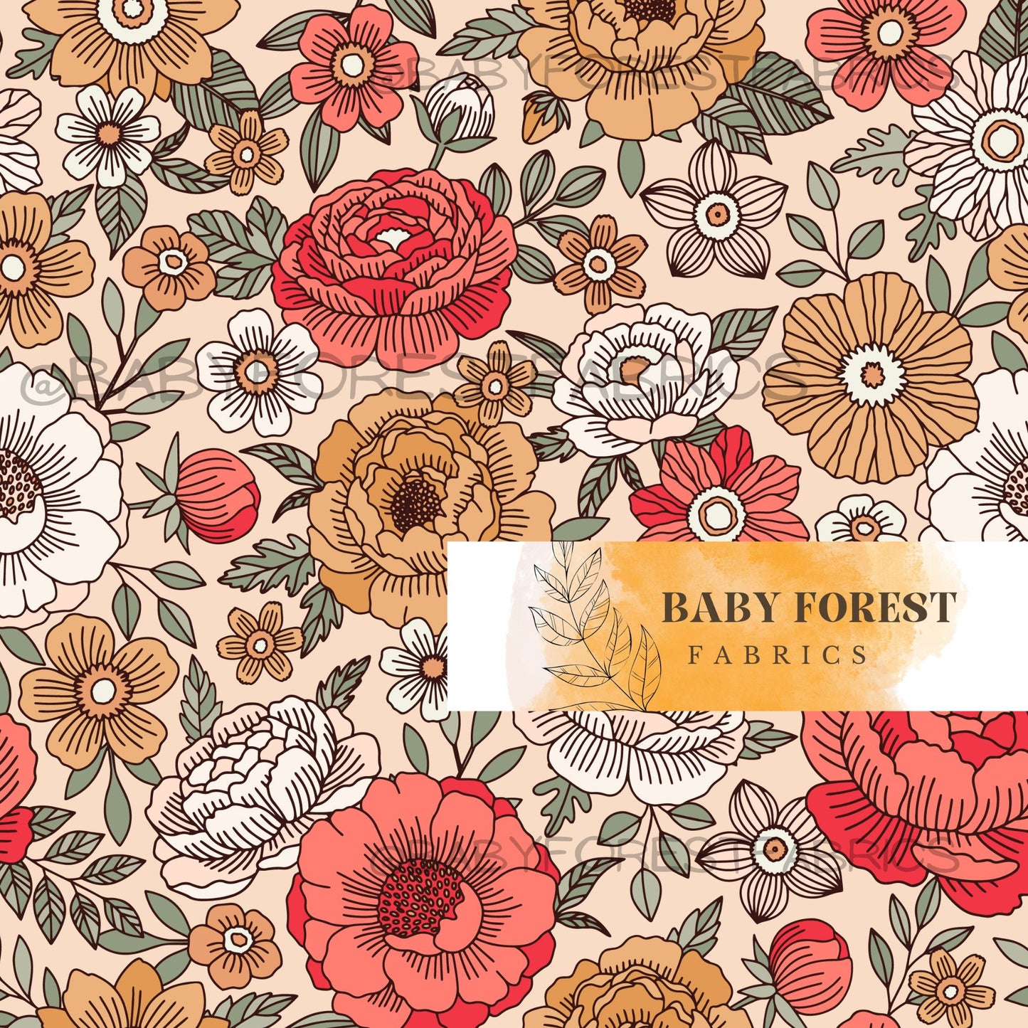 Blooming Grace Pattern Silence Studio