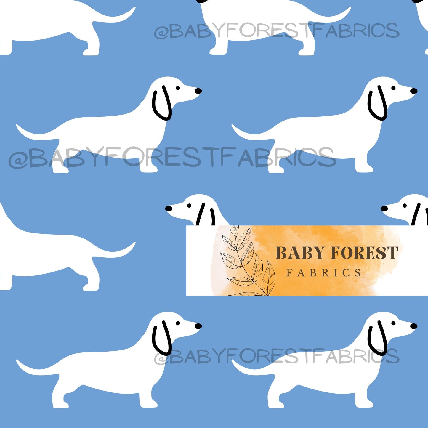 Prue Melanie Dachshund blue