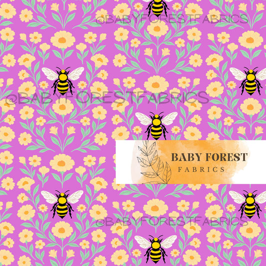 Bee and blooms design