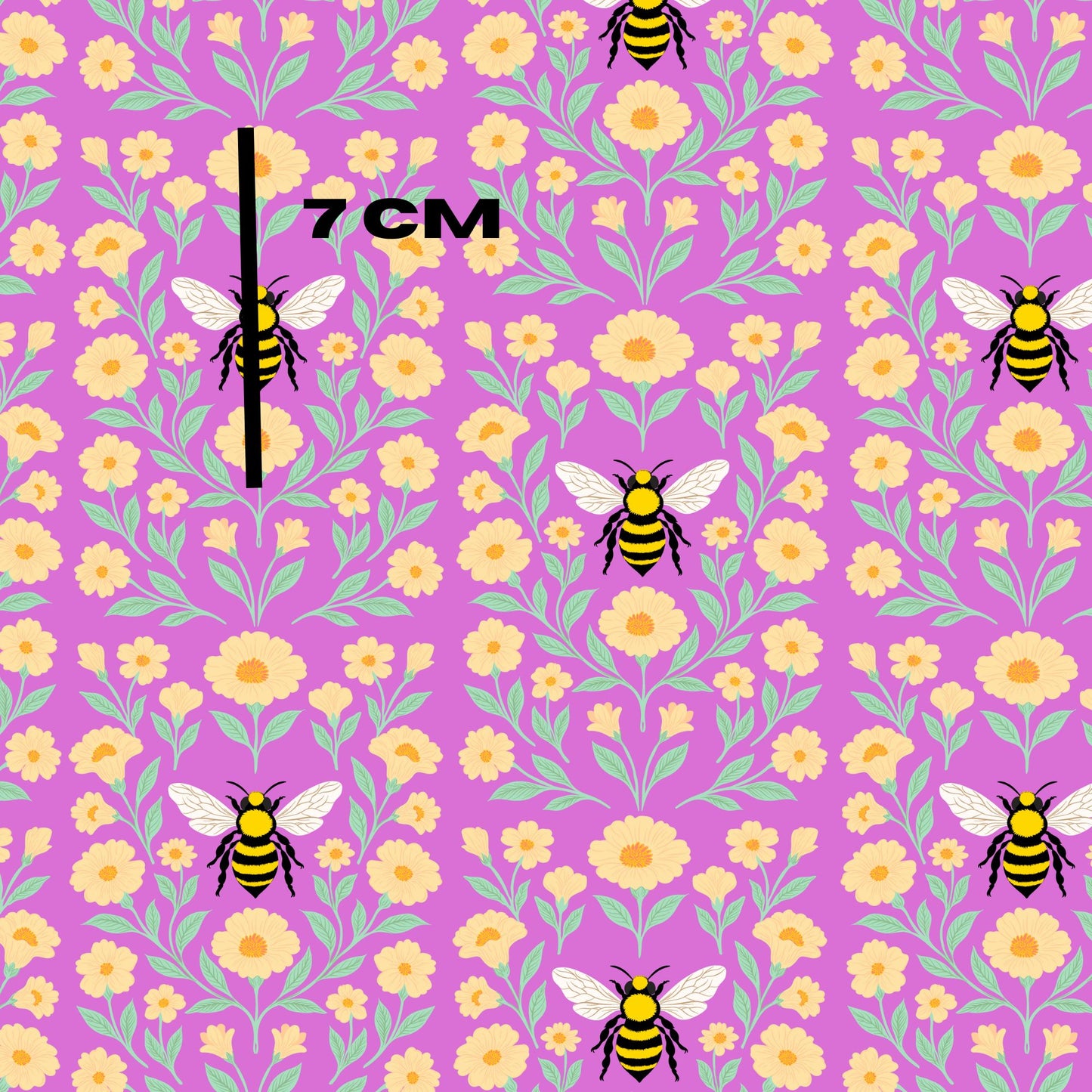 Bee and blooms design