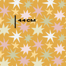 Load image into Gallery viewer, Bright stars on mustard
