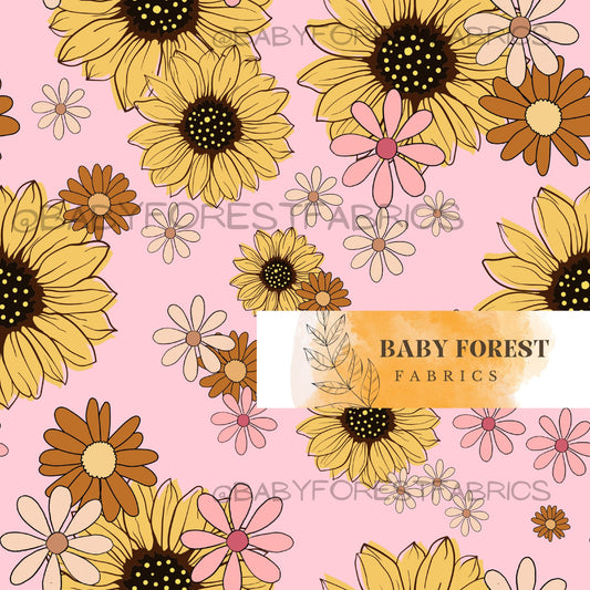 Summer sunflower pink