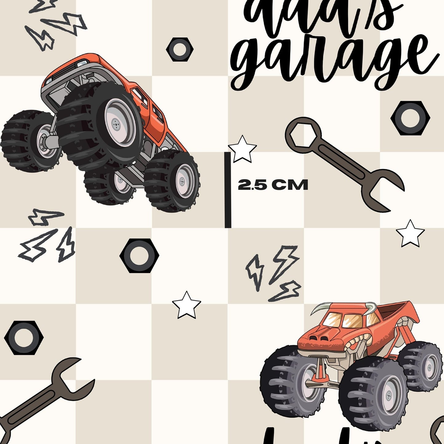 Beige daddys garage