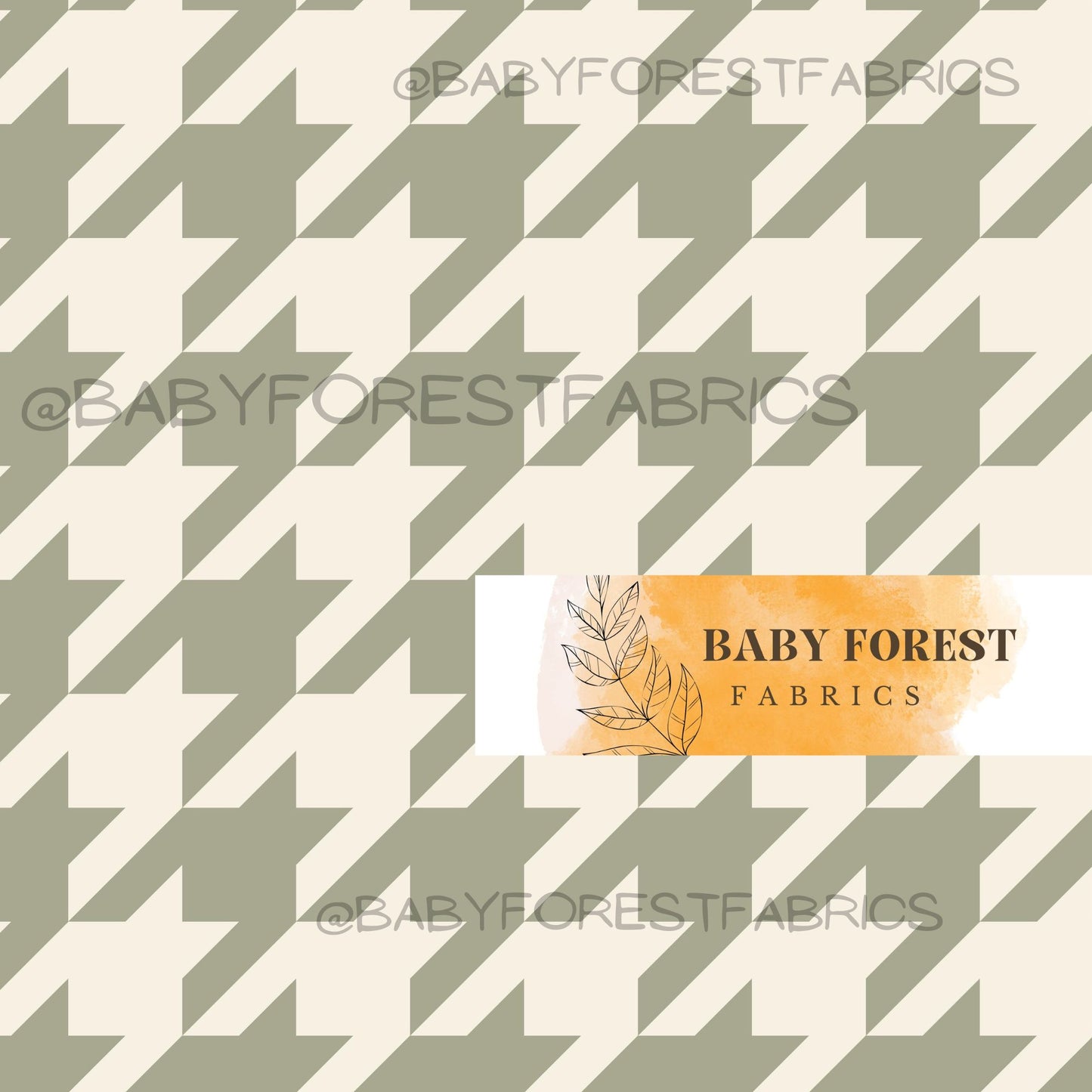 Sage houndstooth