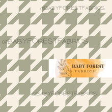 Load image into Gallery viewer, Sage houndstooth

