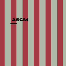 Load image into Gallery viewer, Red green stripes
