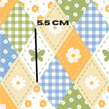 Load image into Gallery viewer, Green blue summer patchwork
