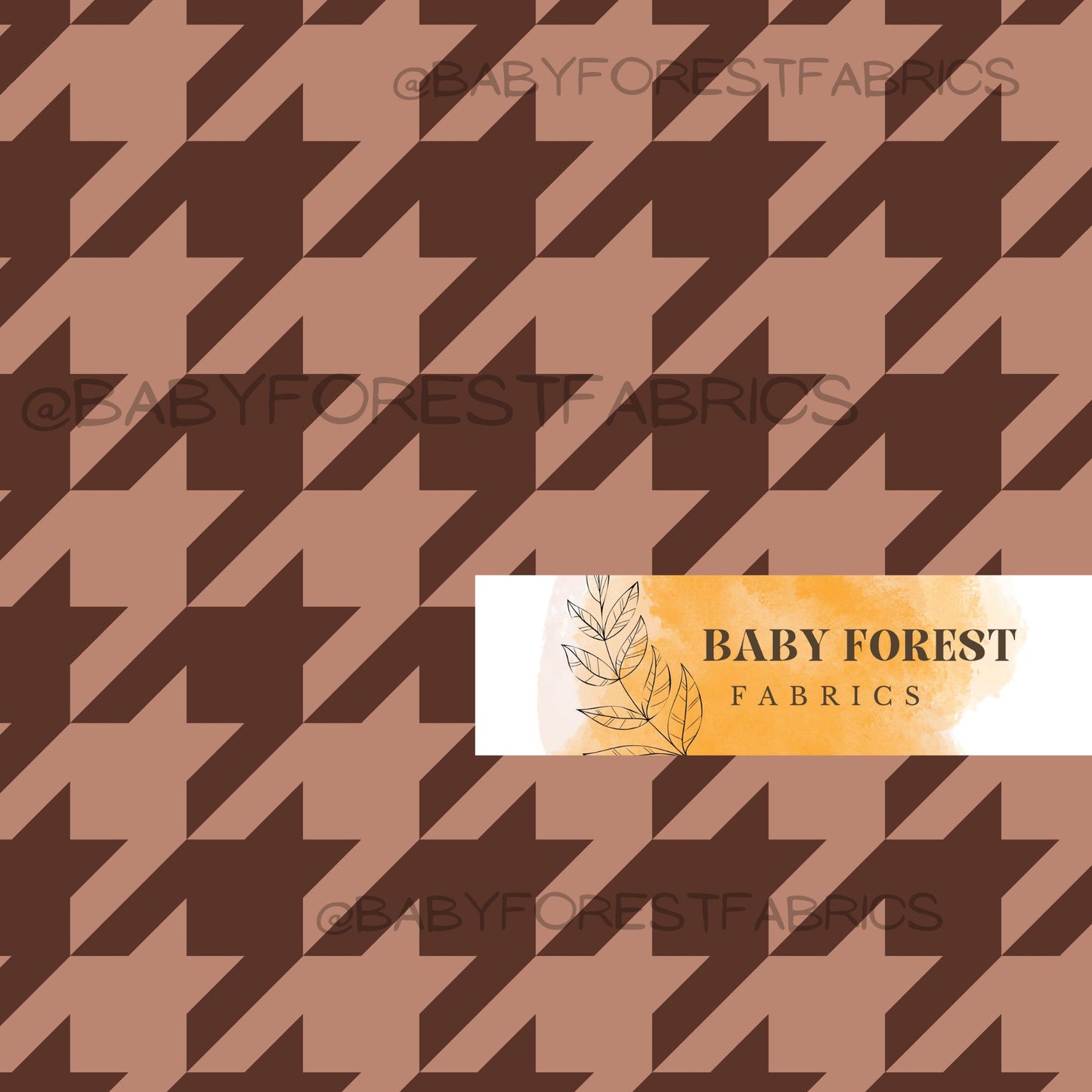 Rust houndstooth