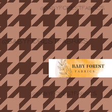 Load image into Gallery viewer, Rust houndstooth
