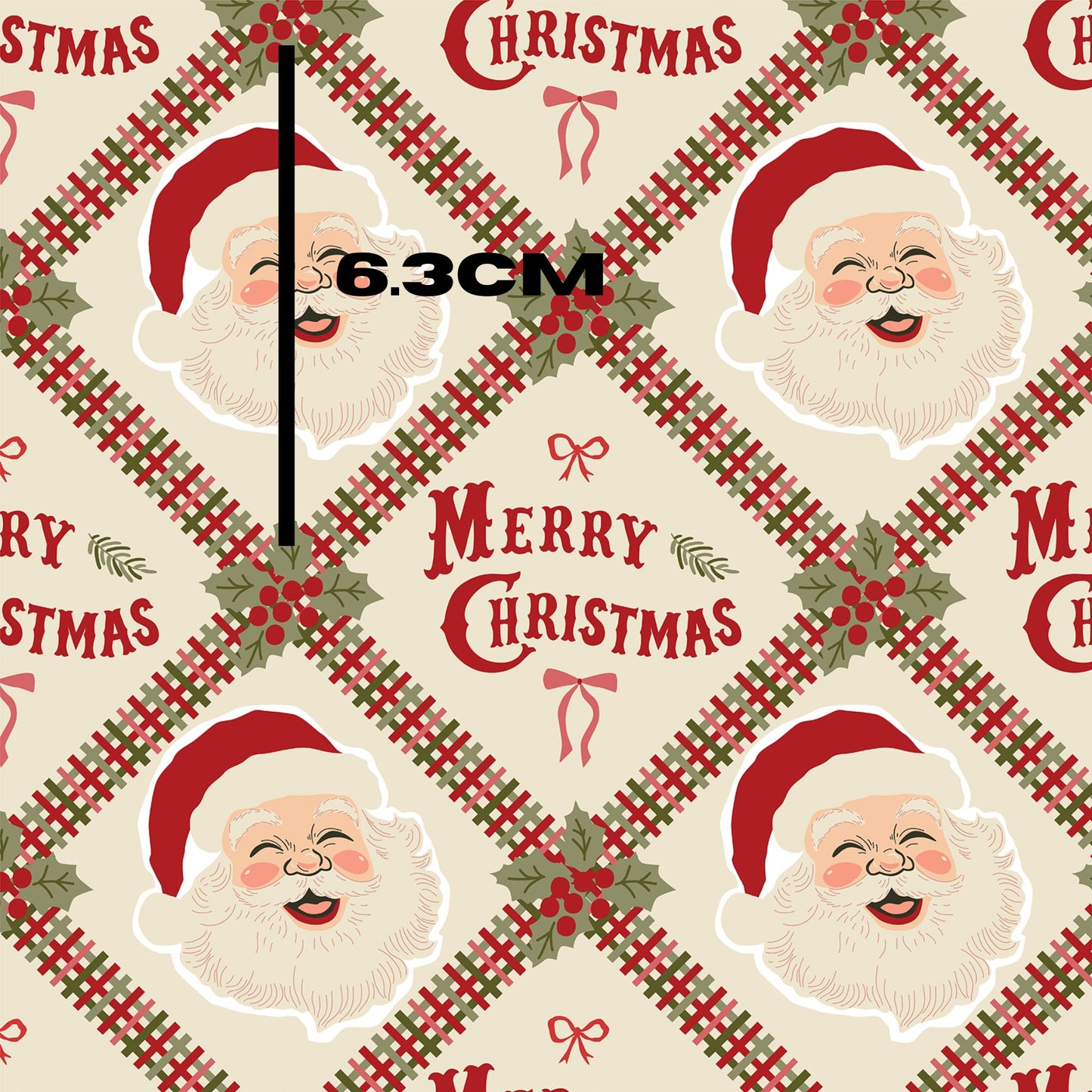 Laughing santa