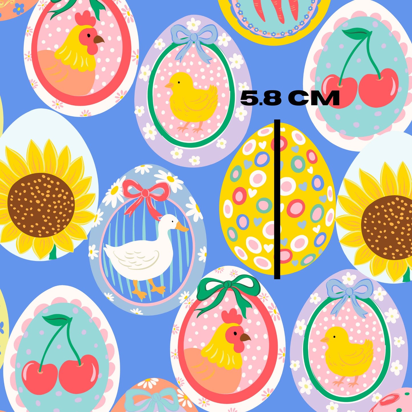 Egg decorating design