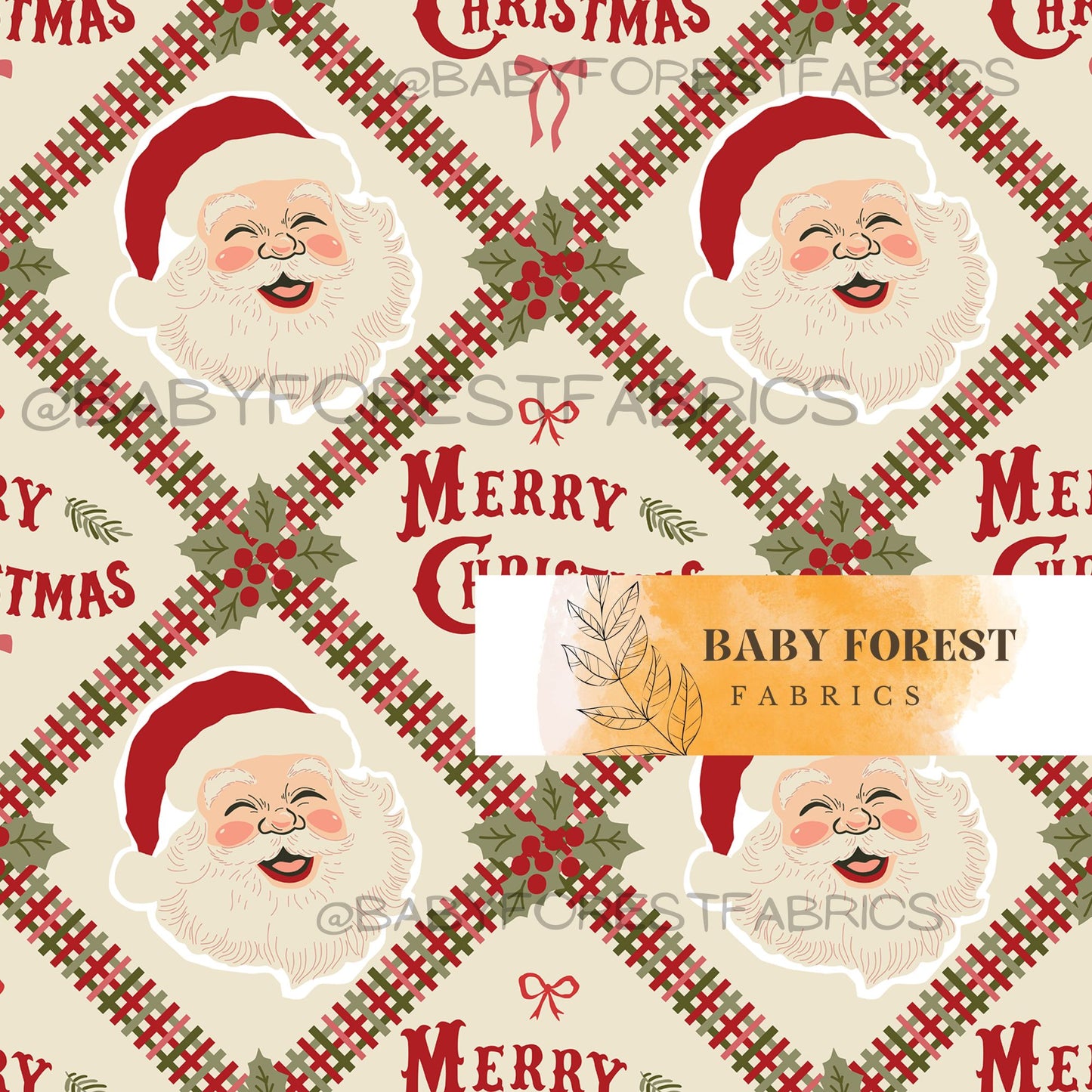 Laughing santa